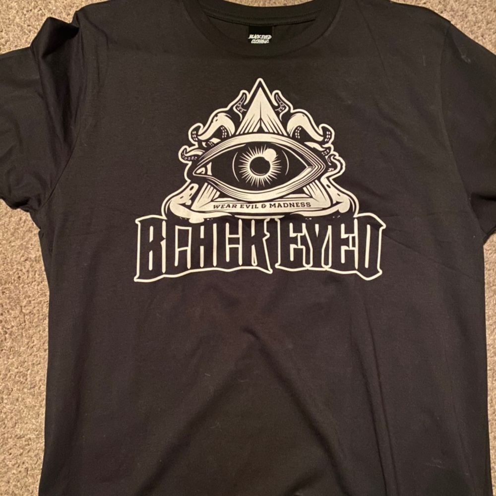 Black eyed clothing Tee, Only worn Twice.